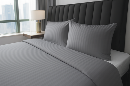 Szara Poszwa Adamaszek 160x200 Hoteline Deco™ Collection