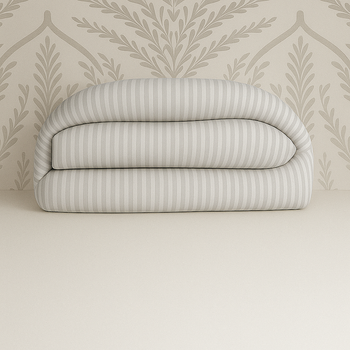 Jasnoszara Poszwa Adamaszek 160x200  Hoteline Deco™ Collection