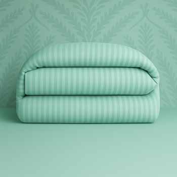 Miętowa Poszwa Adamaszek 140x200  Hoteline Deco™ Collection