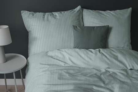 Miętowa Poszwa Adamaszek 200x200  Hoteline Deco™ Collection