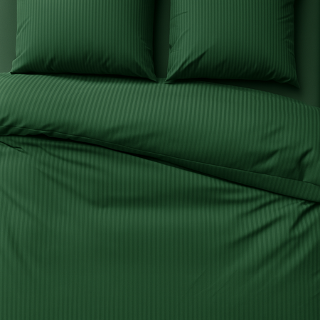 Ciemnozielona Poszewka Adamaszek 70x80  Hoteline Deco™ Collection
