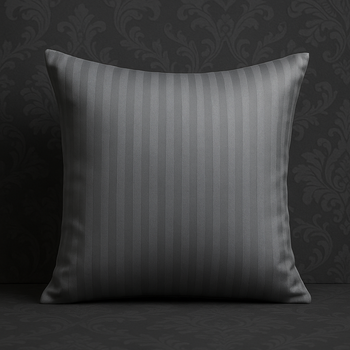 Szara Poszewka Adamaszek 50x70 Hoteline Deco™ Collection