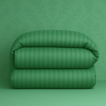 Ciemnozielona Poszwa Adamaszek 220x200  Hoteline Deco™ Collection