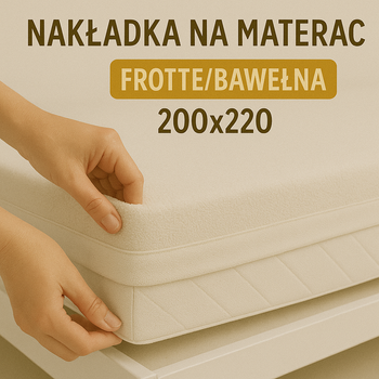 Nakładka na materac Frotte/Bawełna