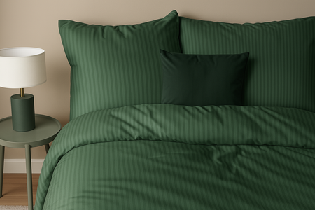 Oliwkowa Poszwa Adamaszek 160x200  Hoteline Deco™ Collection