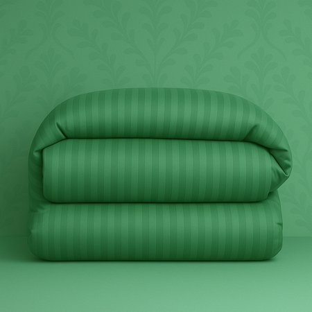 Ciemnozielona Poszewka Adamaszek 50x70  Hoteline Deco™ Collection