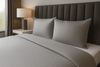 Jasnoszara Poszwa Adamaszek 180x200  Hoteline Deco™ Collection
