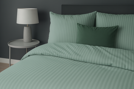 Miętowa Poszewka Adamaszek 50x70  Hoteline Deco™ Collection