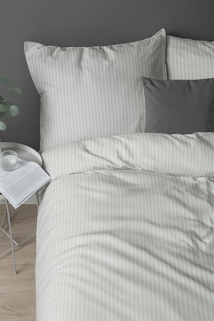 Srebrna Poszewka Adamaszek 70x80  Hoteline Deco™ Collection