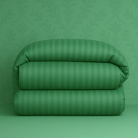 Ciemnozielona Poszwa Adamaszek 180x200  Hoteline Deco™ Collection