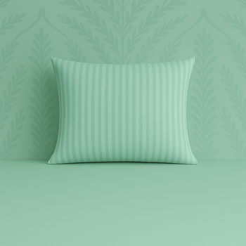 Miętowa Poszewka Adamaszek 50x70  Hoteline Deco™ Collection