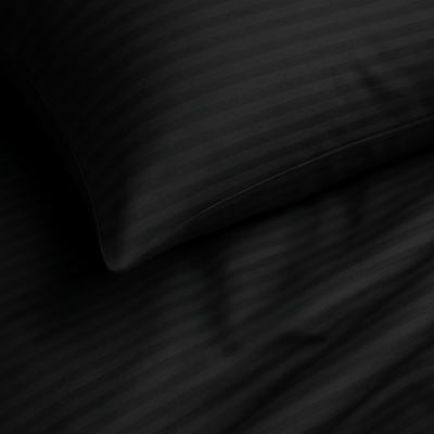 Czarna Poszwa Adamaszek 160x200 Hoteline Deco™ Collection