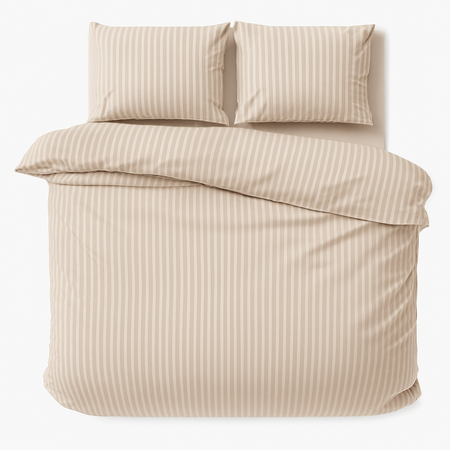 Beżowa Poszwa Adamaszek 160x200  Hoteline Deco™ Collection