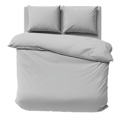 Srebrna Poszewka Adamaszek 70x80  Hoteline Deco™ Collection