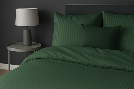 Oliwkowa Poszwa Adamaszek 160x200  Hoteline Deco™ Collection