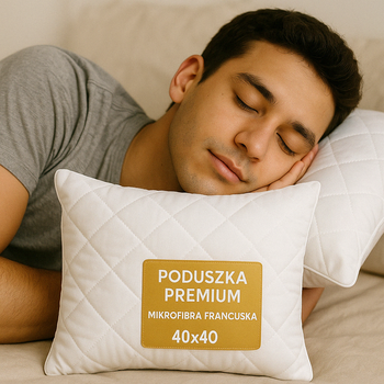 Poduszka Premium Mikrofibra Francuska 40x40