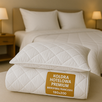 Kołdra Hotelowa Premium Mikrofibra Francuska 180x200