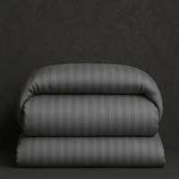 Szara Poszwa Adamaszek 200x200 Hoteline Deco™ Collection