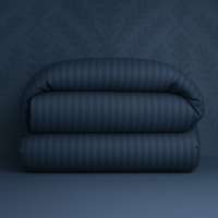 Niebieska (Denim) Poszwa Adamaszek 220x200  Hoteline Deco™ Collection