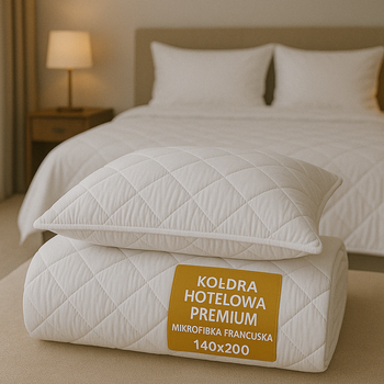 Hotelová prikrývka Premium z francúzskeho mikrovlákna 140x200